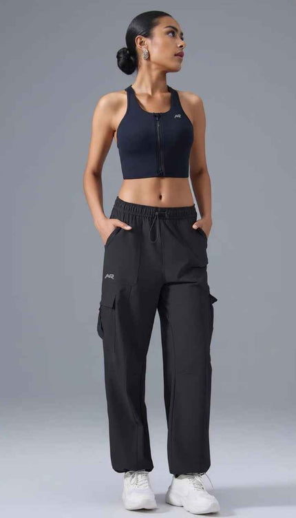 Relaxed-Fit Multi-Pockets Jogger Pants
