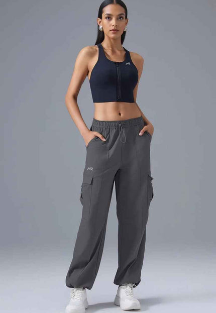 Relaxed-Fit Multi-Pockets Jogger Pants