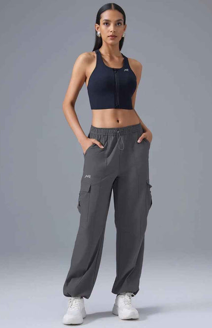 Relaxed-Fit Multi-Pockets Jogger Pants