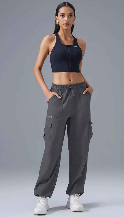 Relaxed-Fit Multi-Pockets Jogger Pants
