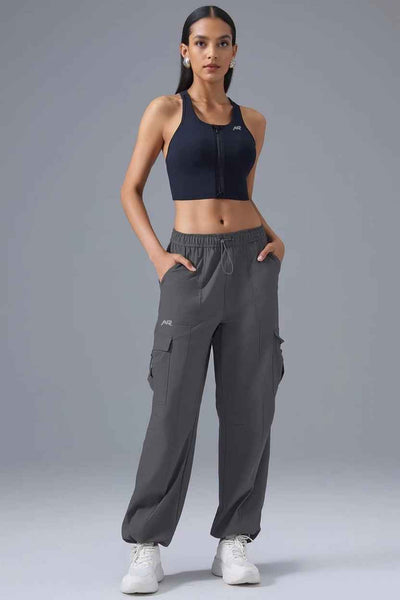 Relaxed-Fit Multi-Pockets Jogger Pants