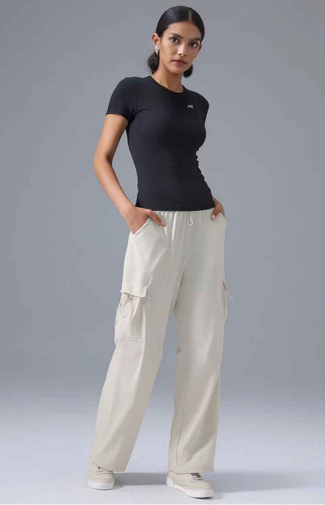 Relaxed-Fit Multi-Pockets Jogger Pants