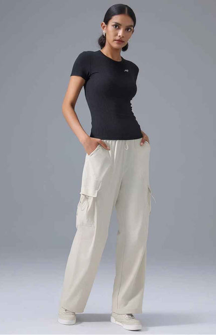 Relaxed-Fit Multi-Pockets Jogger Pants