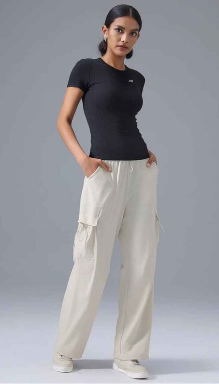 Relaxed-Fit Multi-Pockets Jogger Pants