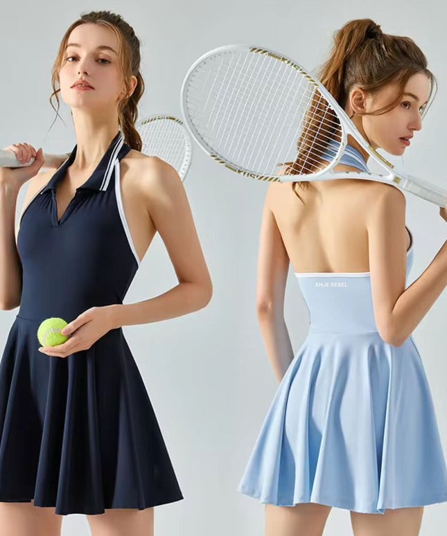 Bareback Halter Tennis Dress ANJE REBEL