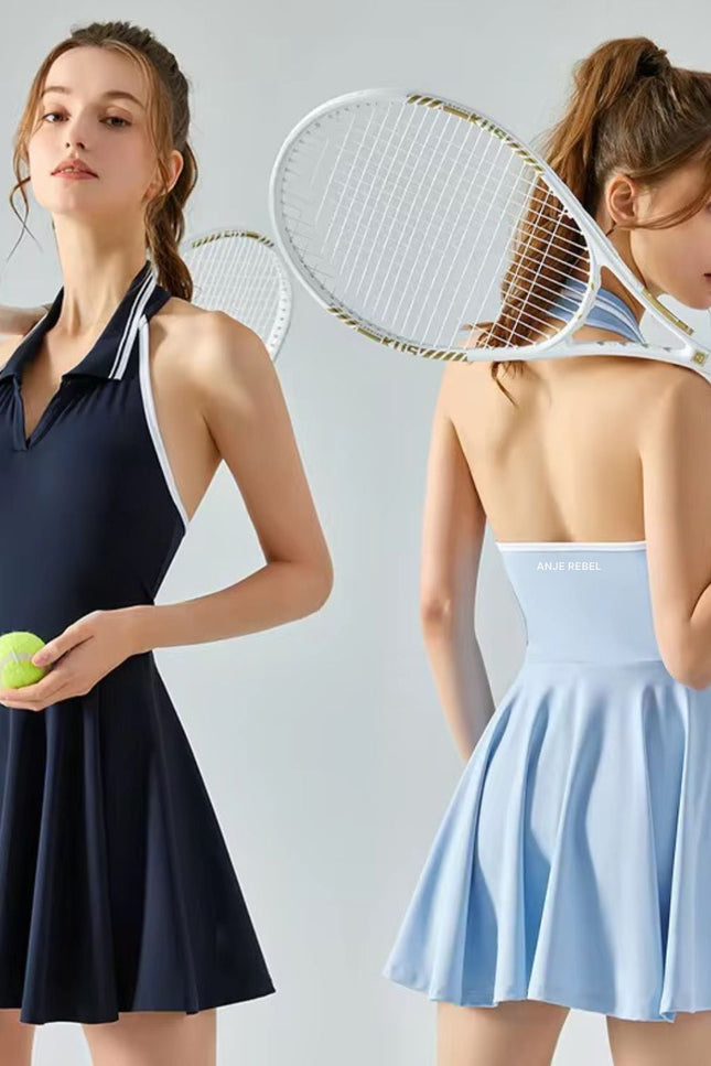 Bareback Halter Tennis Dress ANJE REBEL