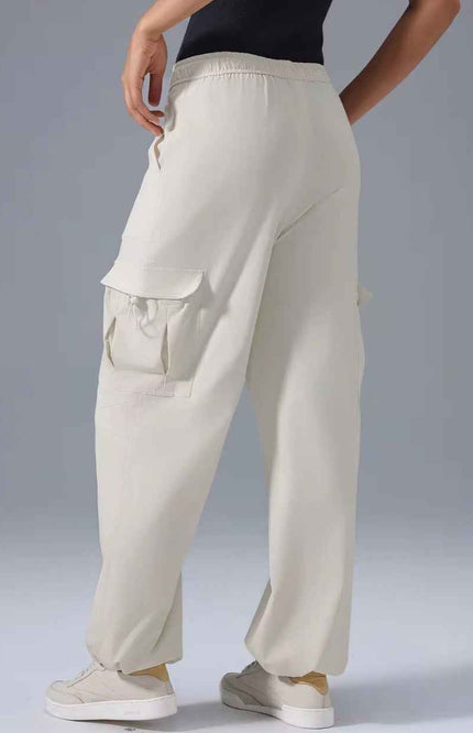 Relaxed-Fit Multi-Pockets Jogger Pants