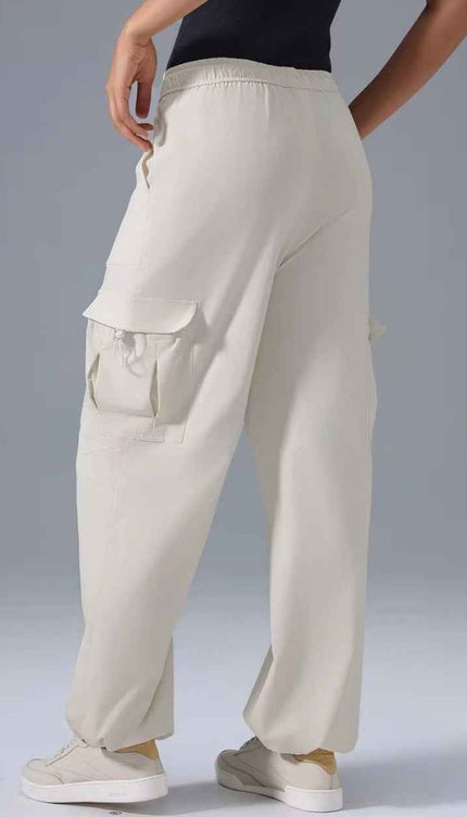 Relaxed-Fit Multi-Pockets Jogger Pants
