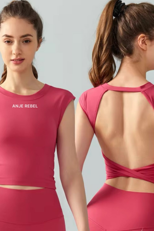 Cap Sleeves T-Shirt ANJE REBEL