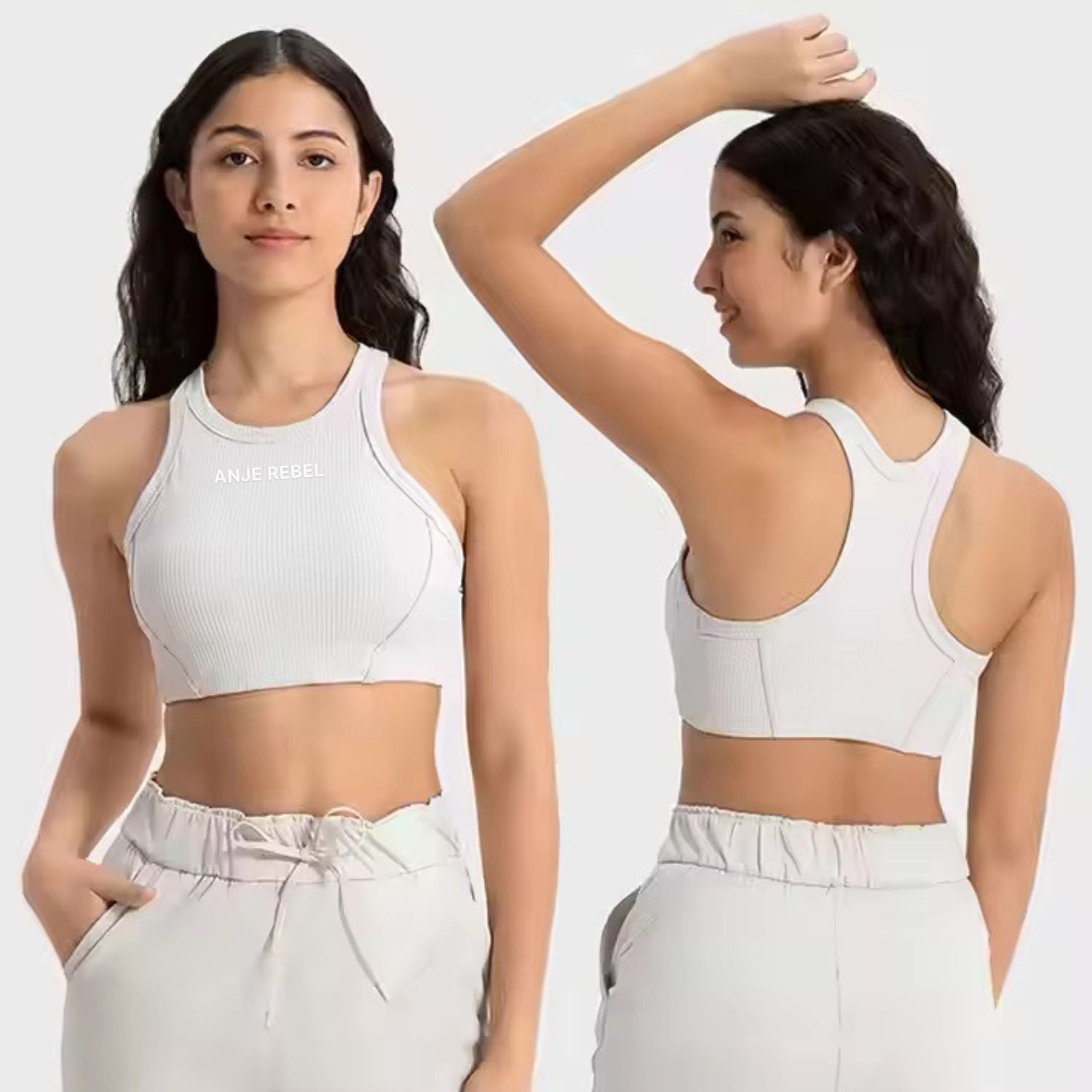 Comfy Stretch Cropped Bra Top ANJE REBEL