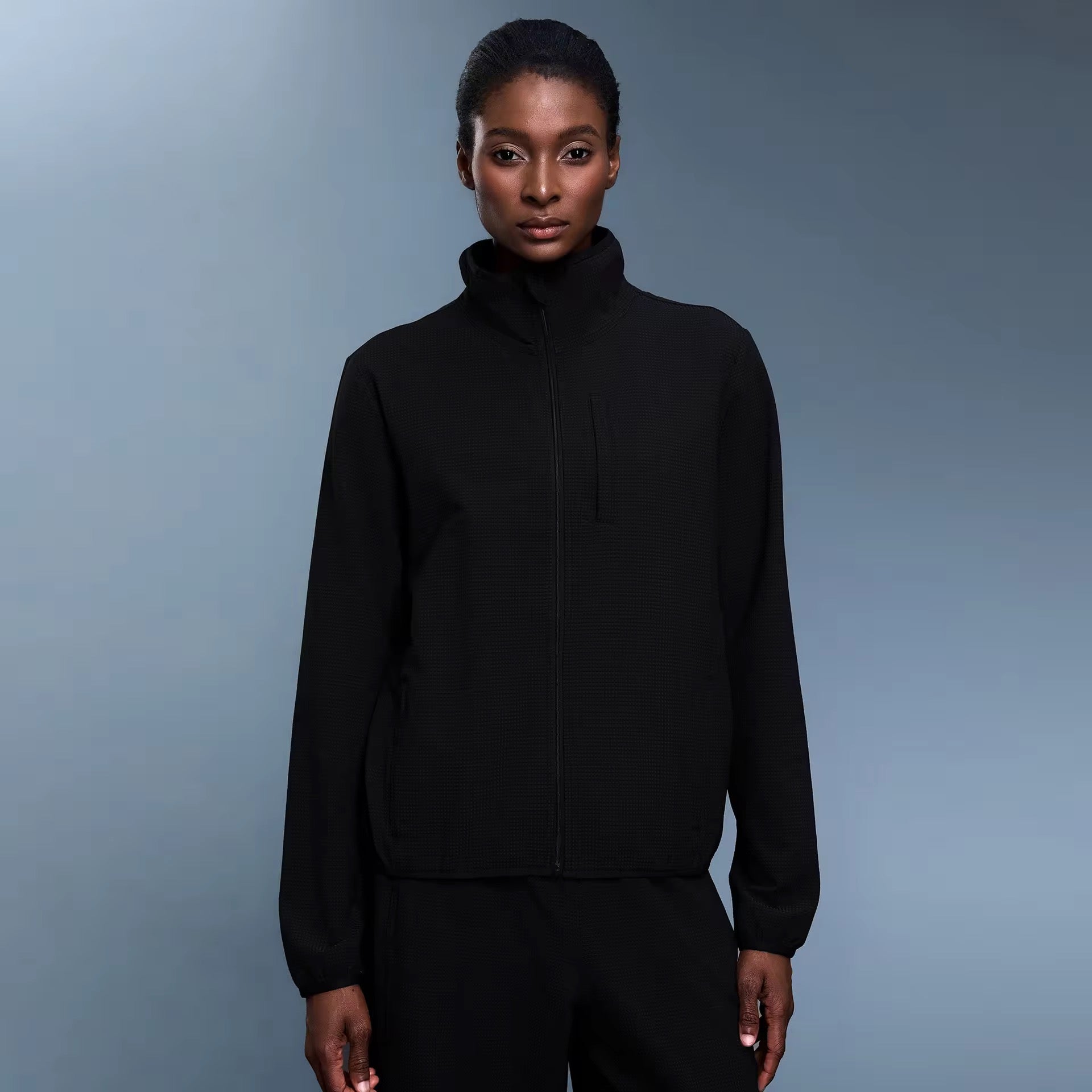 High-Collared Windproof Jacket ANJE REBEL