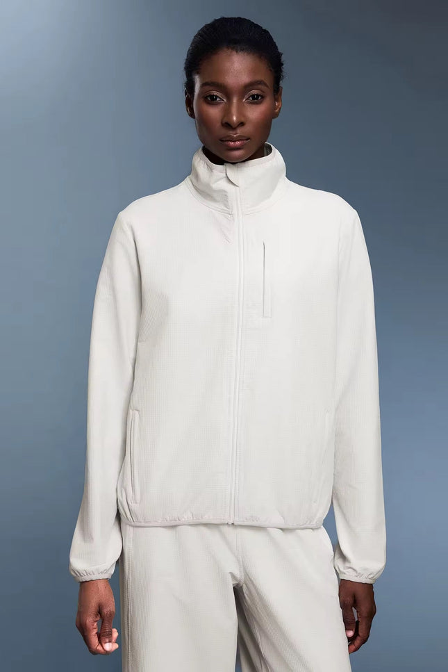 High-Collared Windproof Jacket ANJE REBEL