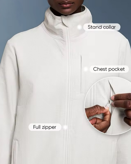 High-Collared Windproof Jacket ANJE REBEL