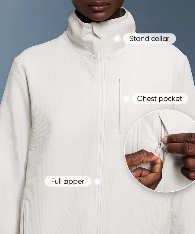 High-Collared Windproof Jacket ANJE REBEL