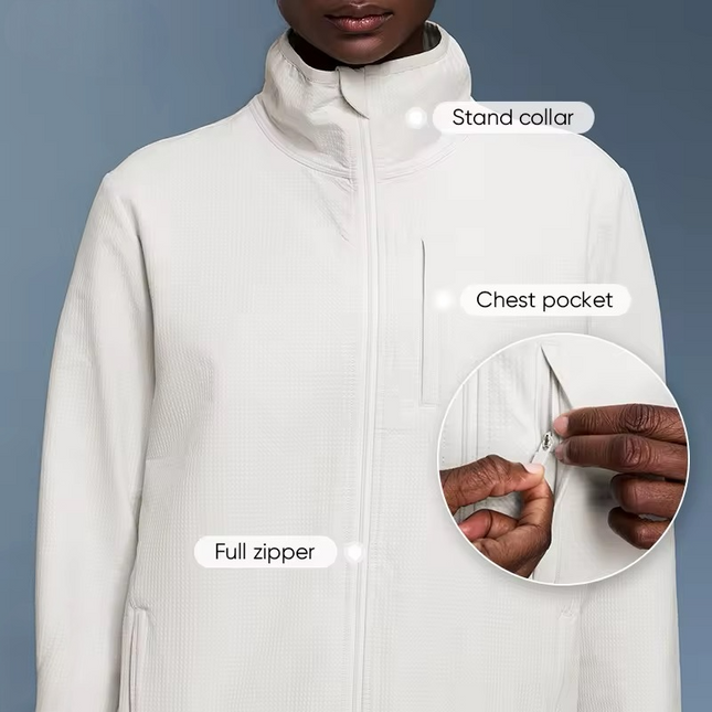 High-Collared Windproof Jacket ANJE REBEL