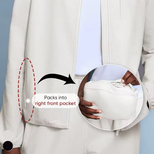 High-Collared Windproof Jacket ANJE REBEL