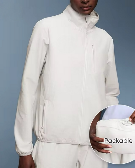 High-Collared Windproof Jacket ANJE REBEL