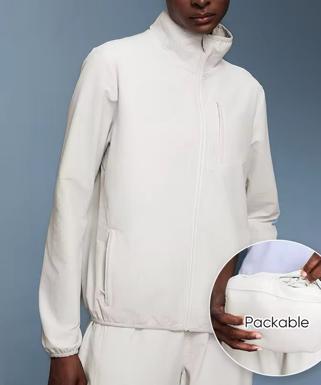 High-Collared Windproof Jacket ANJE REBEL