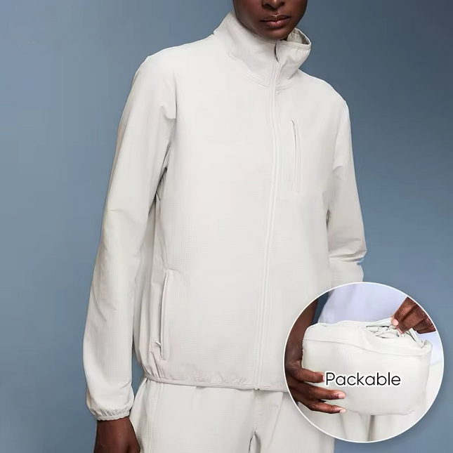 High-Collared Windproof Jacket ANJE REBEL