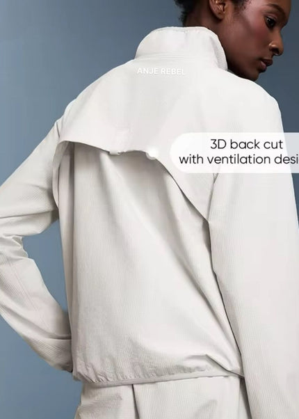 High-Collared Windproof Jacket ANJE REBEL