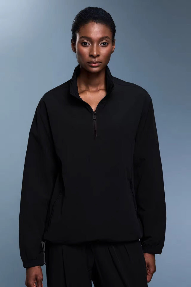 High-Collared Active Jacket ANJE REBEL