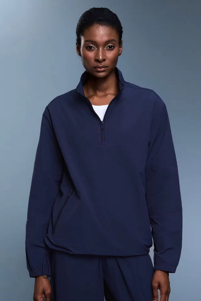 High-Collared Active Jacket ANJE REBEL