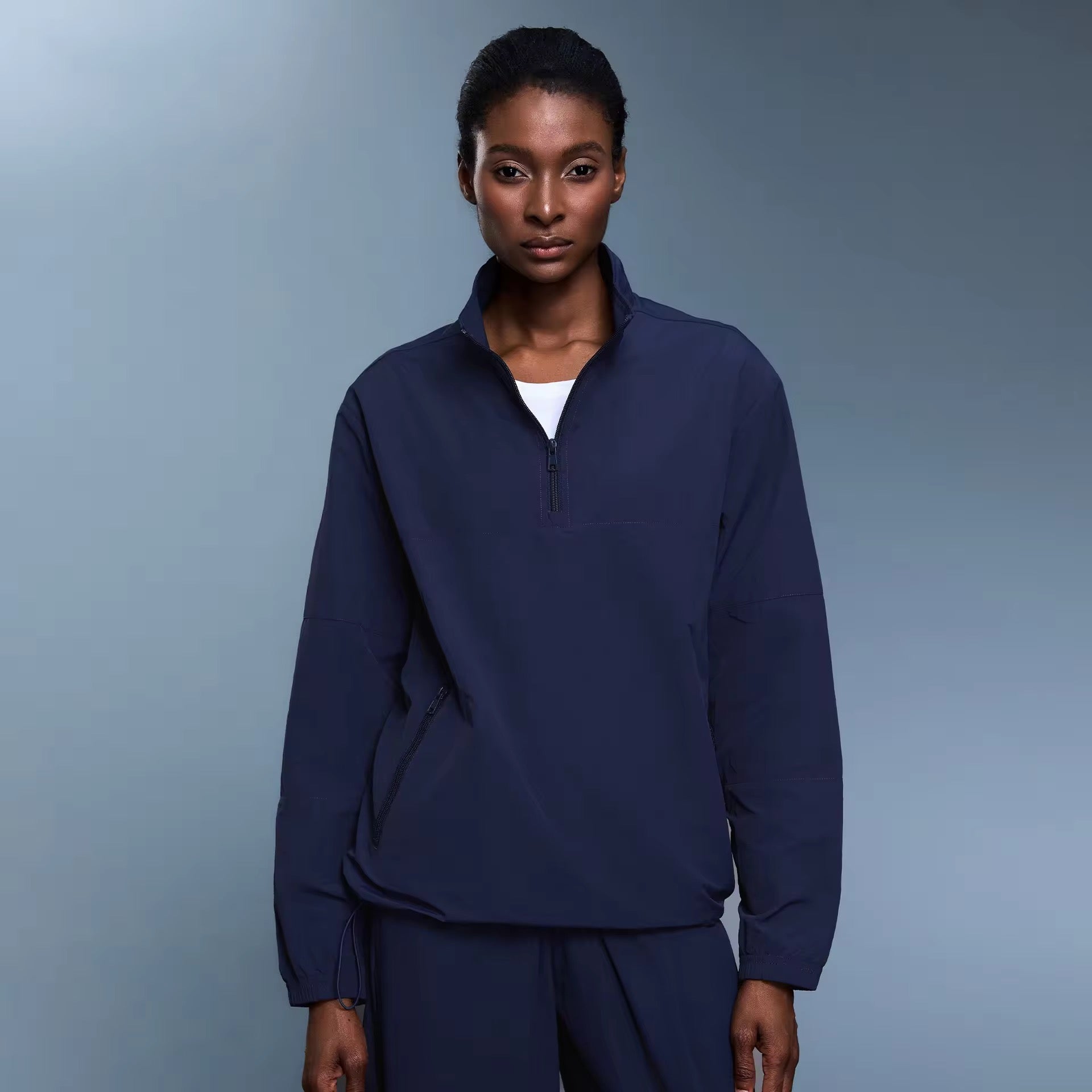 High-Collared Active Jacket ANJE REBEL