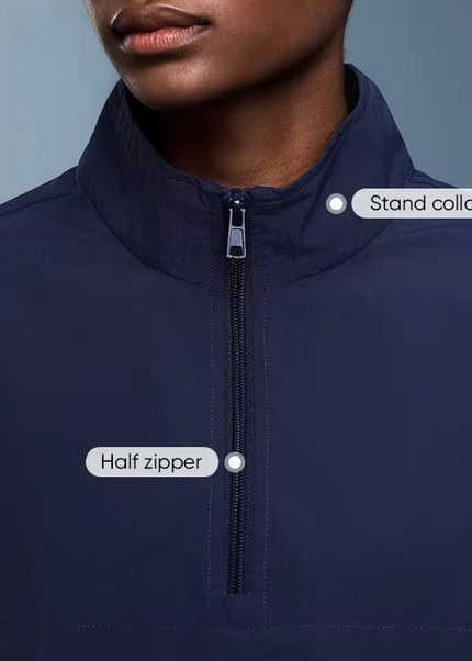 High-Collared Active Jacket ANJE REBEL