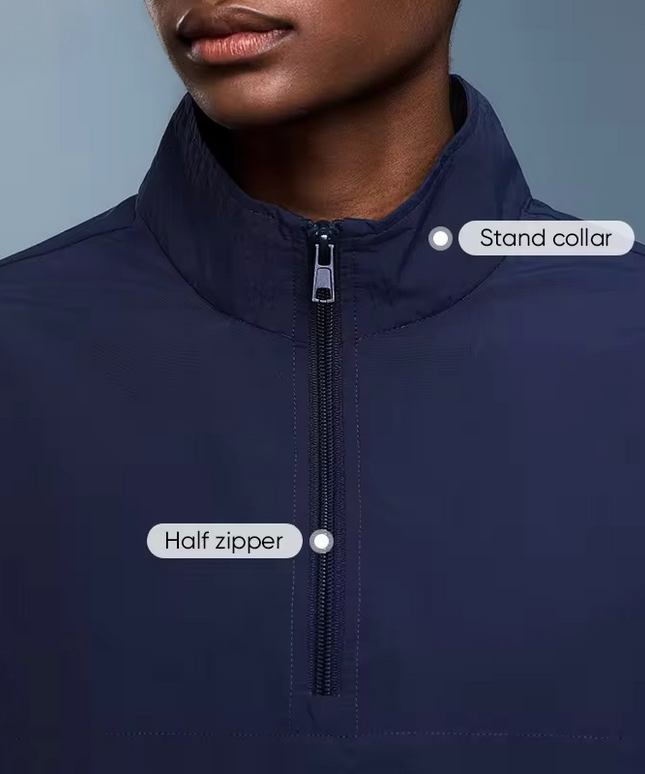 High-Collared Active Jacket ANJE REBEL
