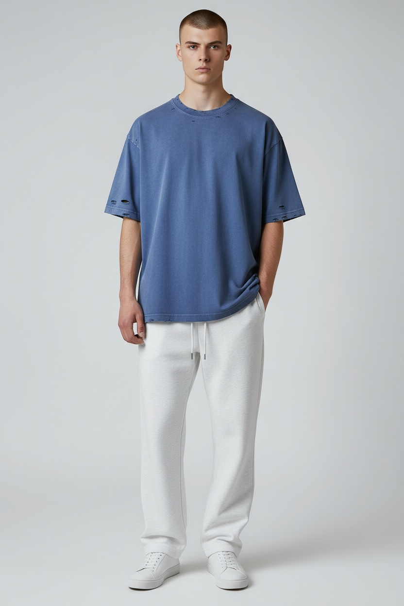 Bronx Rugged Designed T-Shirt ANJE REBEL