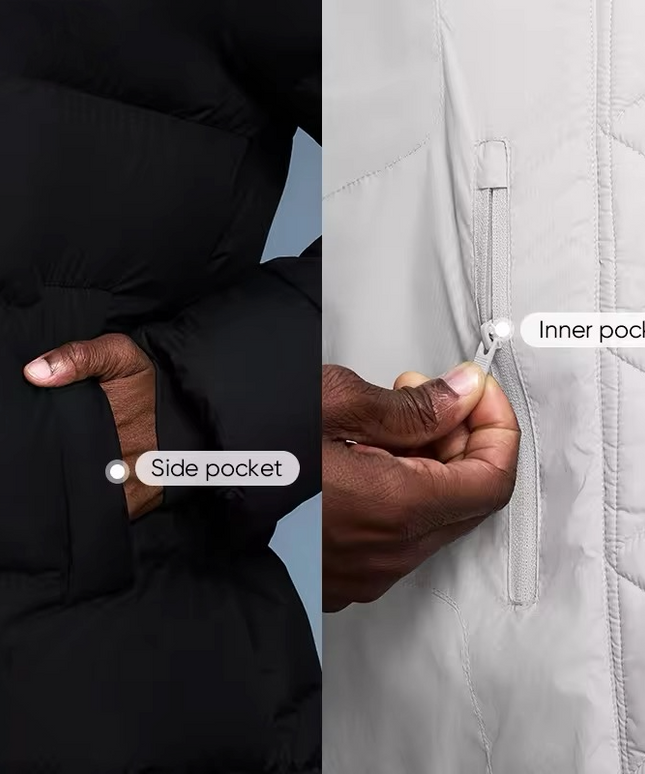 Insulated Down Parkas Coat ANJE REBEL