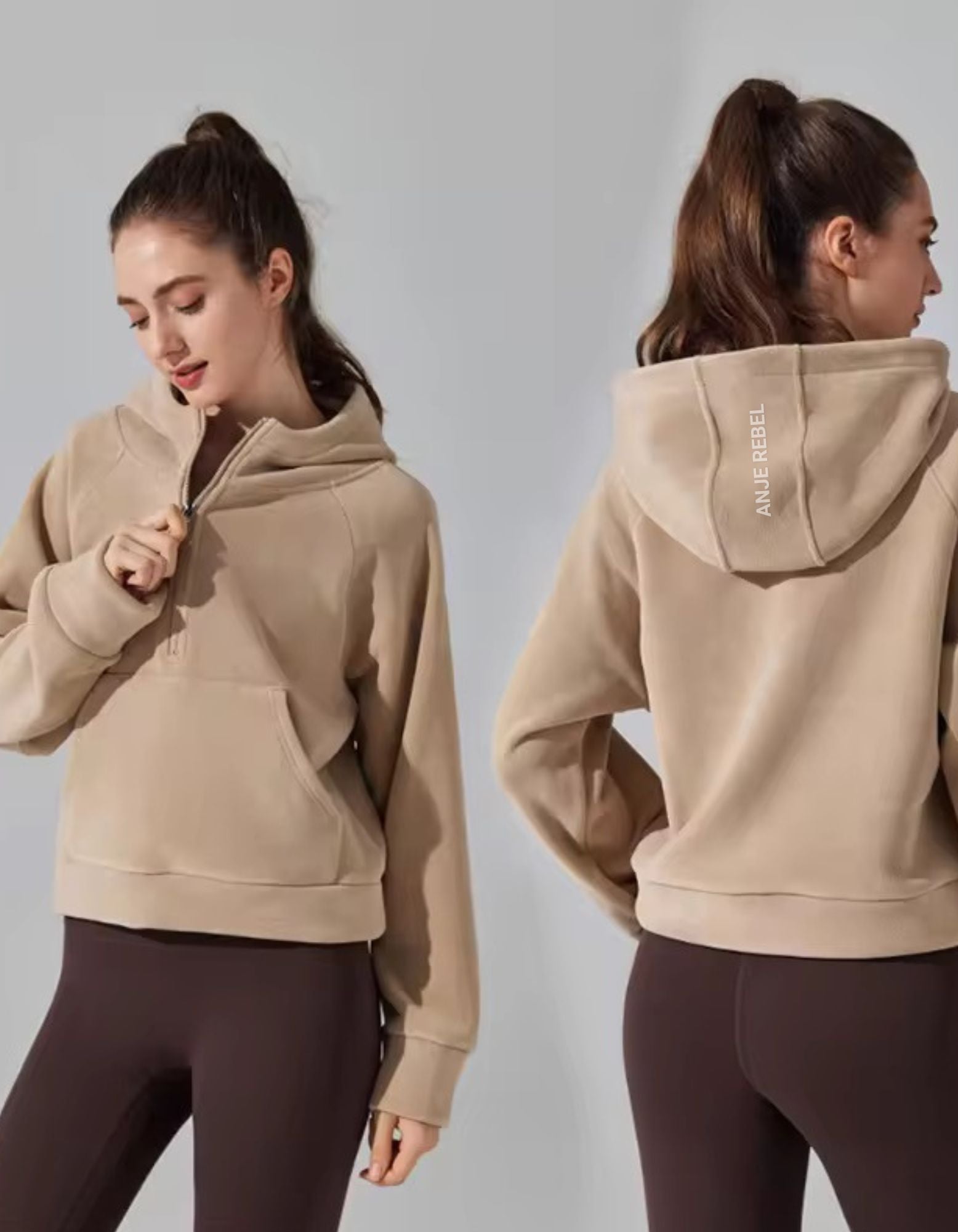 Winter Sweater Hoodie ANJE REBEL