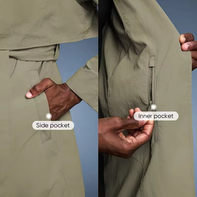 Sports Long Trench Coat ANJE REBEL