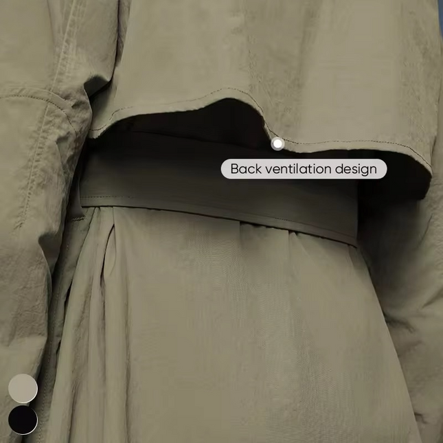 Sports Long Trench Coat ANJE REBEL