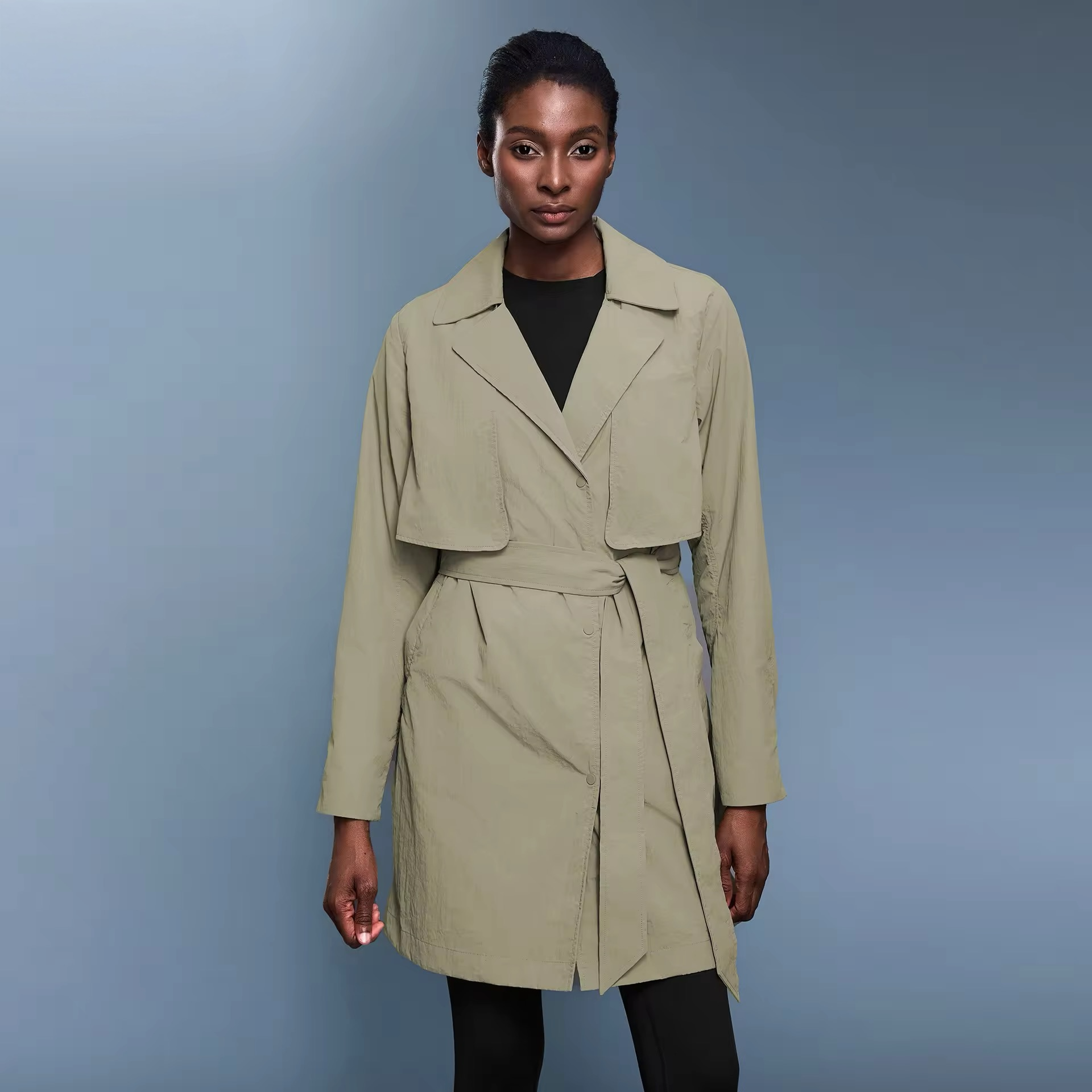 Sports Long Trench Coat ANJE REBEL