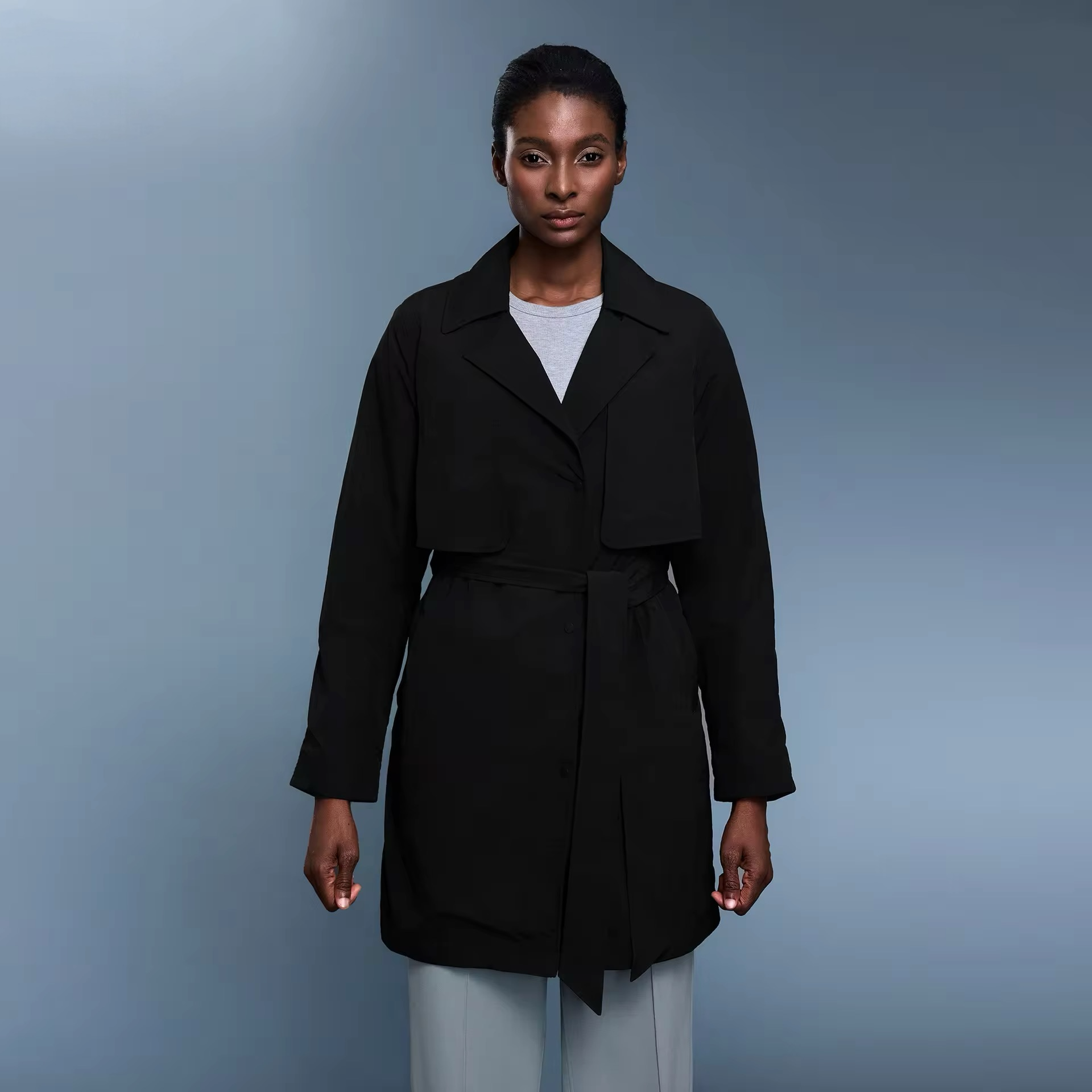 Sports Long Trench Coat ANJE REBEL