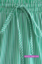 Drawstring Relaxed Fit Cotton Shorts