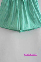 Drawstring Relaxed Fit Cotton Shorts