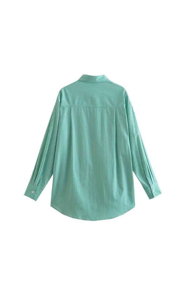 Men’s Pinstripe Buttoned Down Shirt
