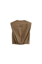Khaki Sleeveless Vest
