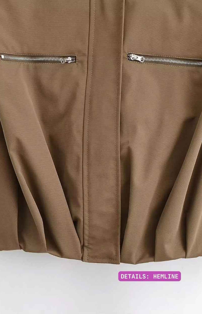 Khaki Sleeveless Vest