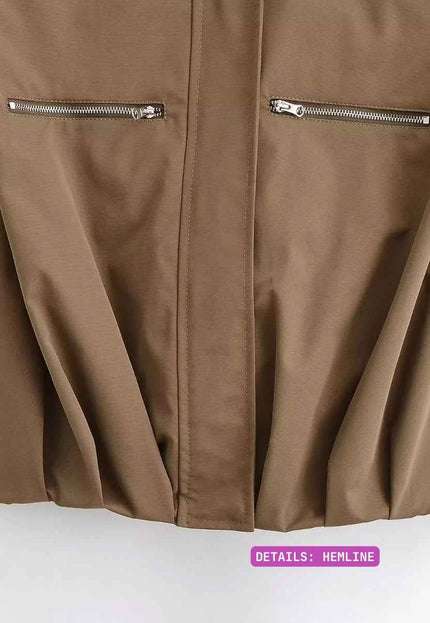 Khaki Sleeveless Vest