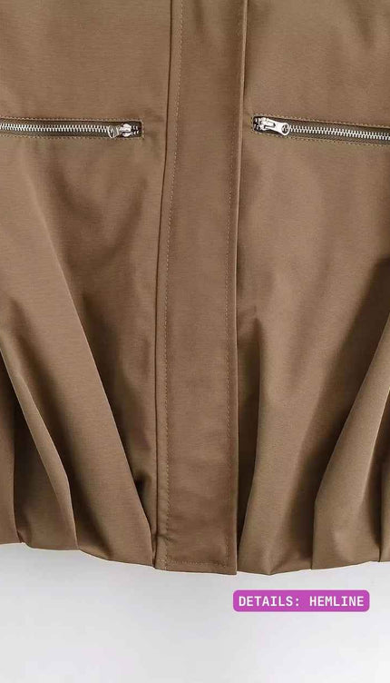 Khaki Sleeveless Vest