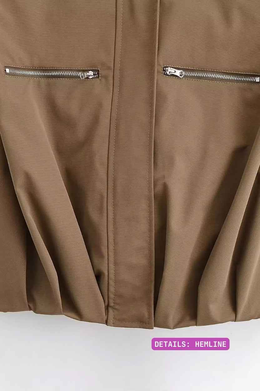 Khaki Sleeveless Vest