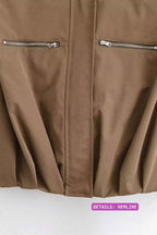 Khaki Sleeveless Vest