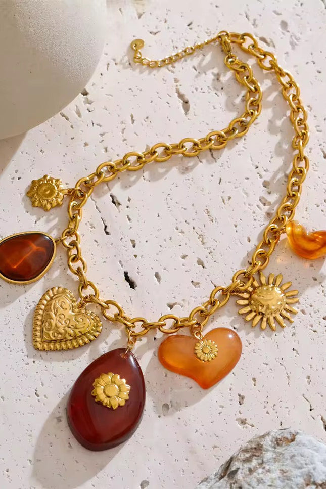 Hearts of Love Necklace ANJE REBEL