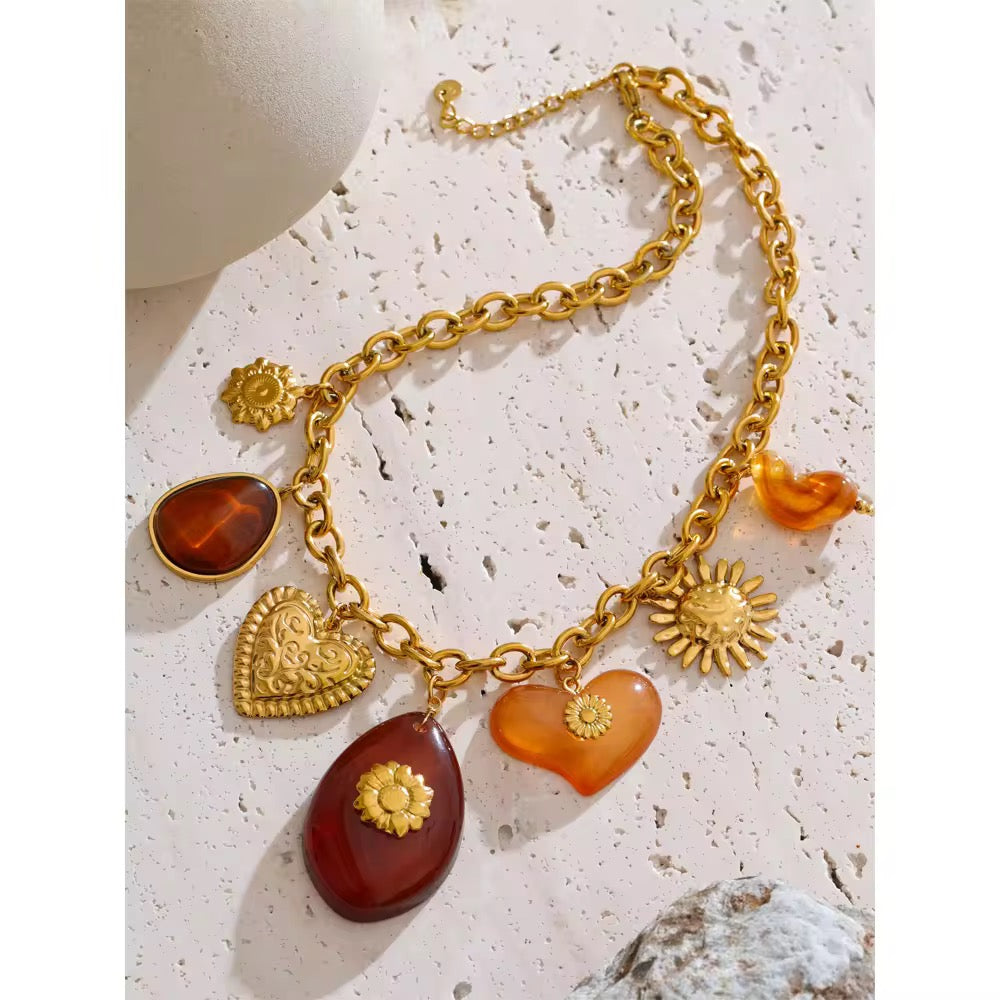 Hearts of Love Necklace ANJE REBEL