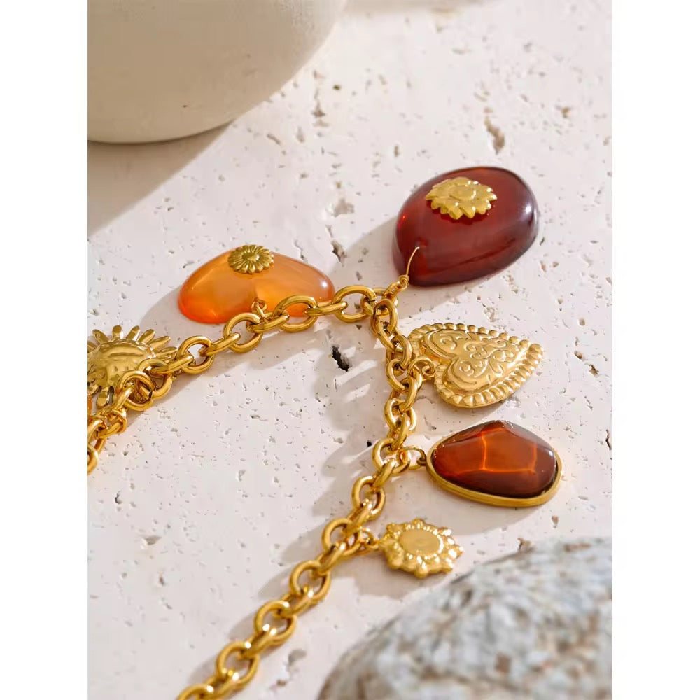 Hearts of Love Necklace ANJE REBEL