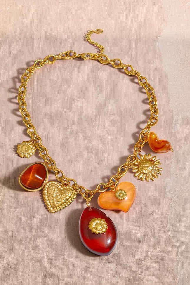 Hearts of Love Necklace ANJE REBEL