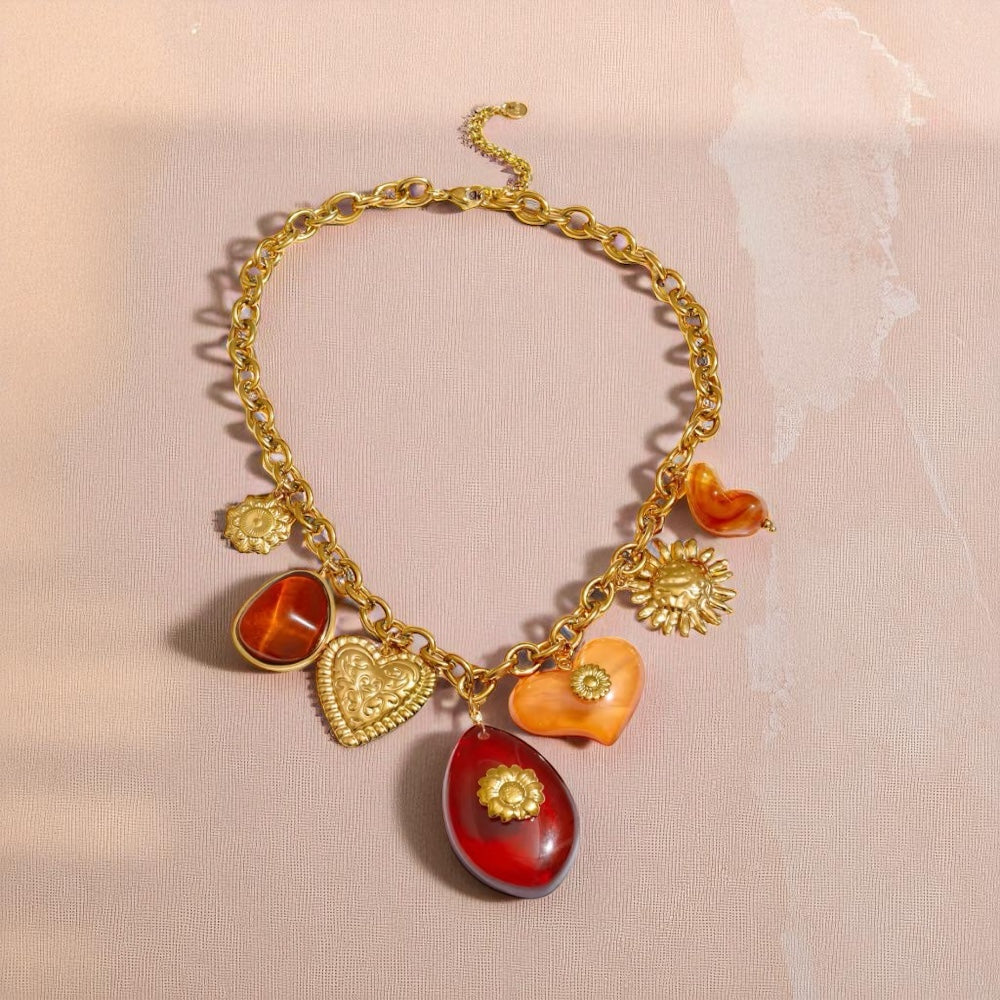Hearts of Love Necklace ANJE REBEL